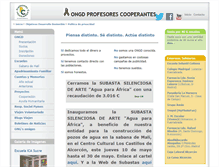 Tablet Screenshot of profesorescooperantes.org